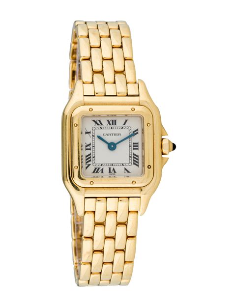 cartier watch 18k gold